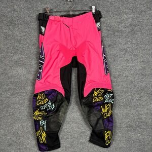 Thor Size 32 Dirt Bike Pants Pink Black Pulse Fast Boyz Motocross Riding
